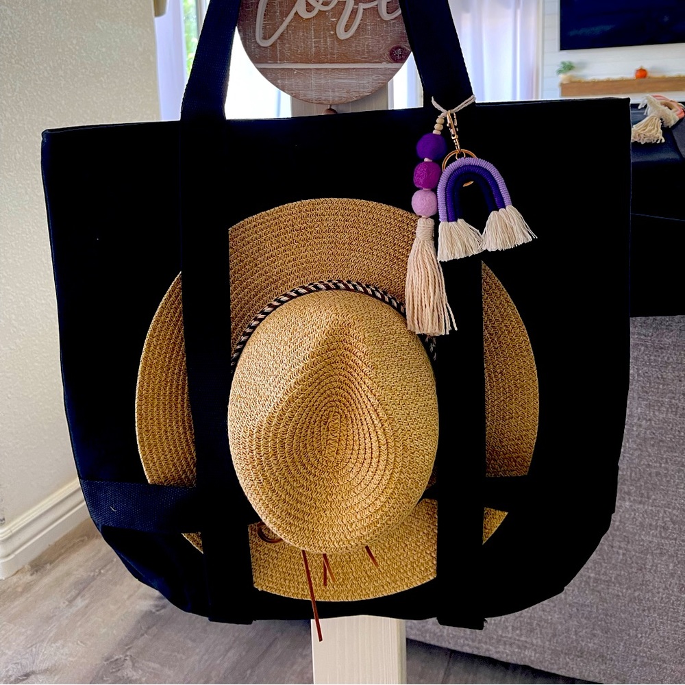 Travel Hat Tote Bag